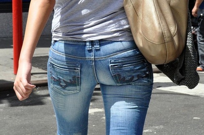 Jeans squeeze perfect tight photos