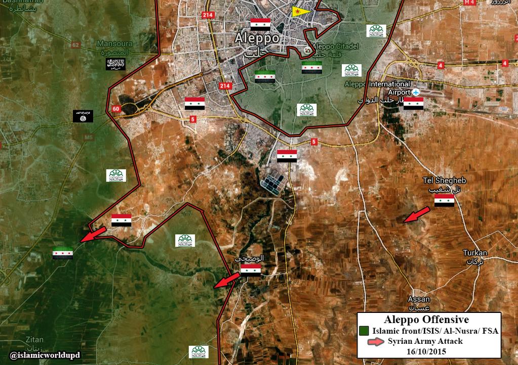 Карта алеппо сегодня 2016 карта боевых действий