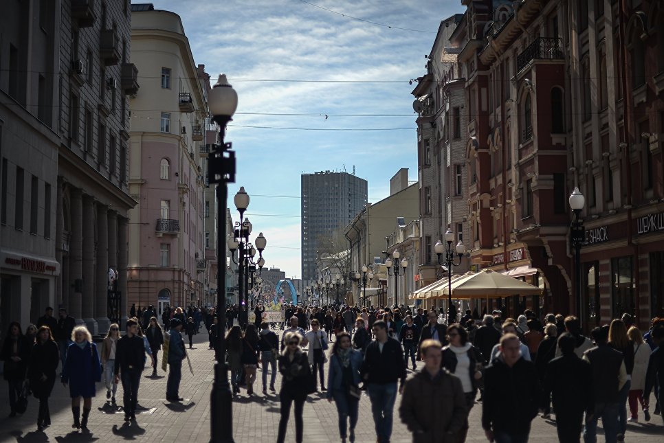 Прохожие в москве