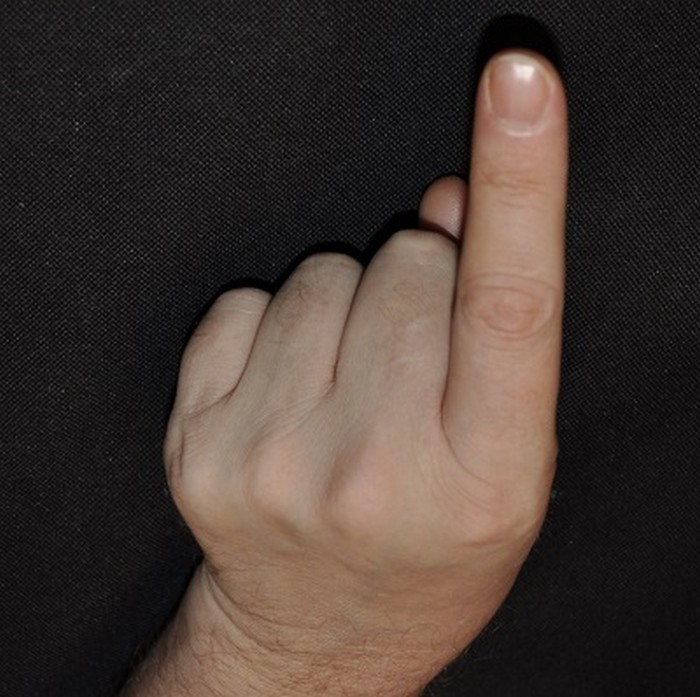 Указательный палец фото