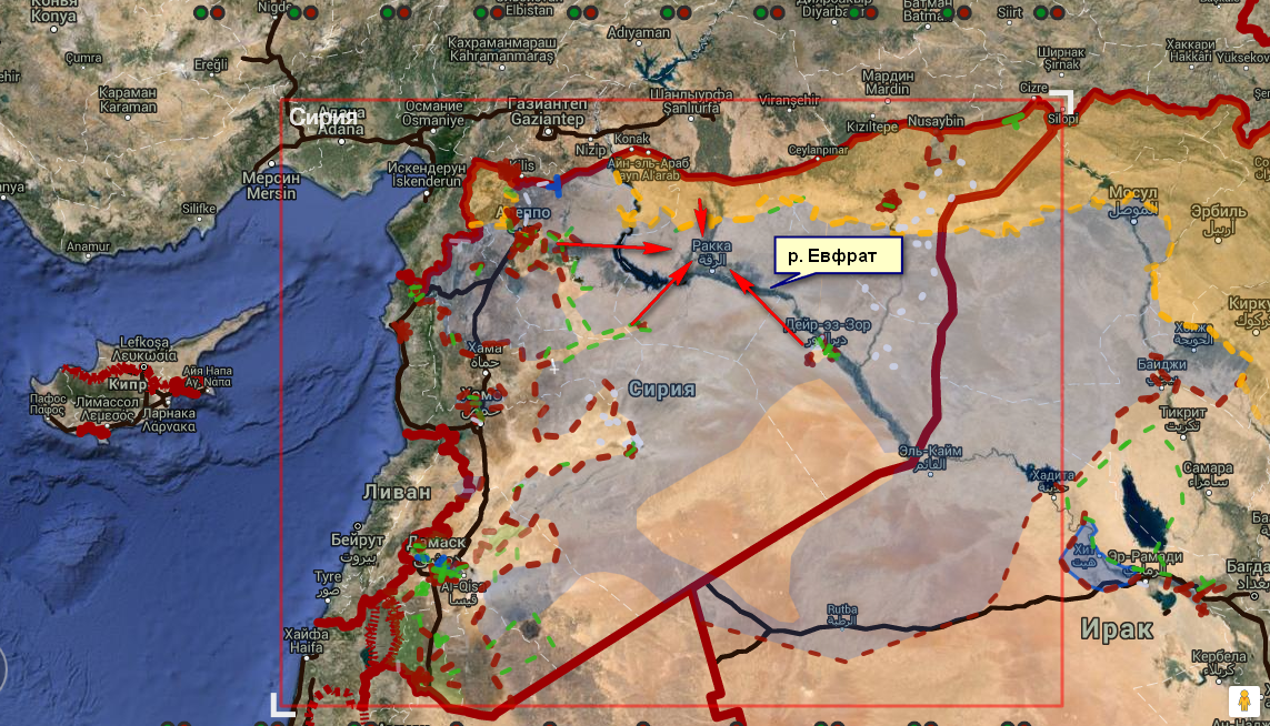 Сирия интерактивная карта