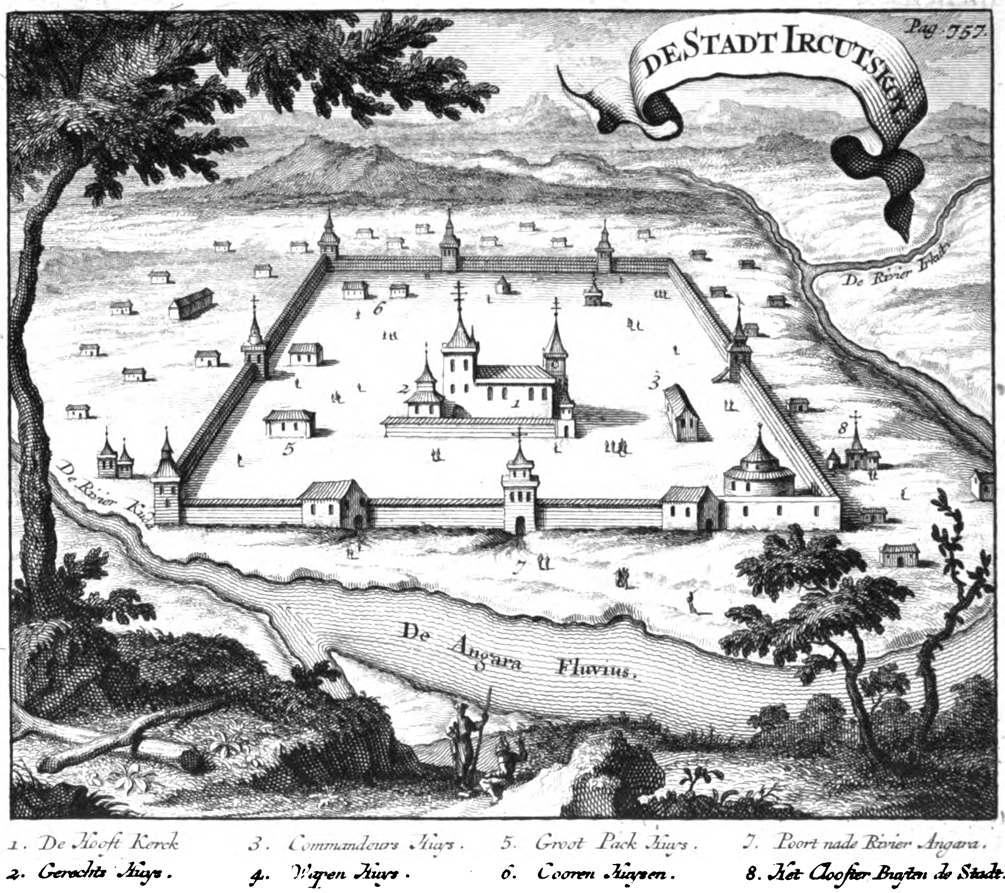 Иркутск Острог 1661