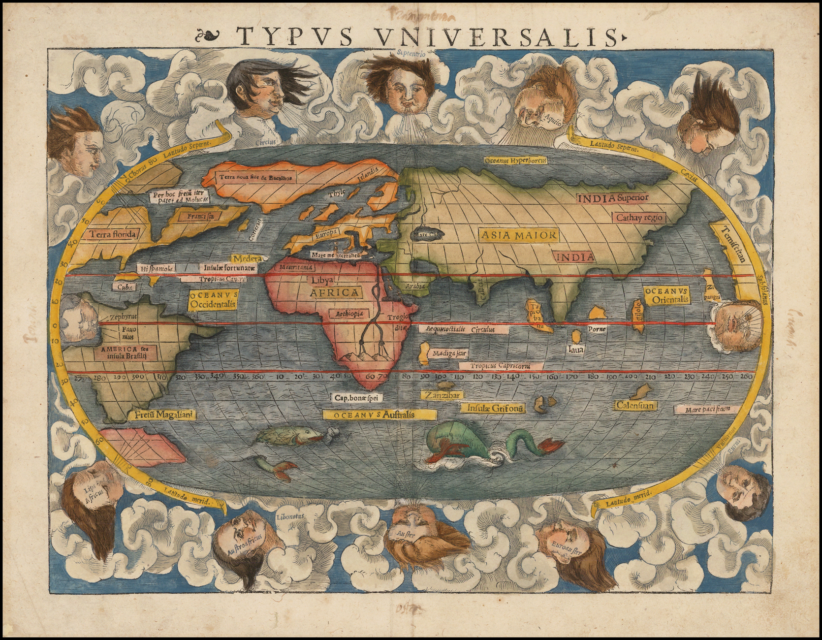 Старые карты мира плоской земли