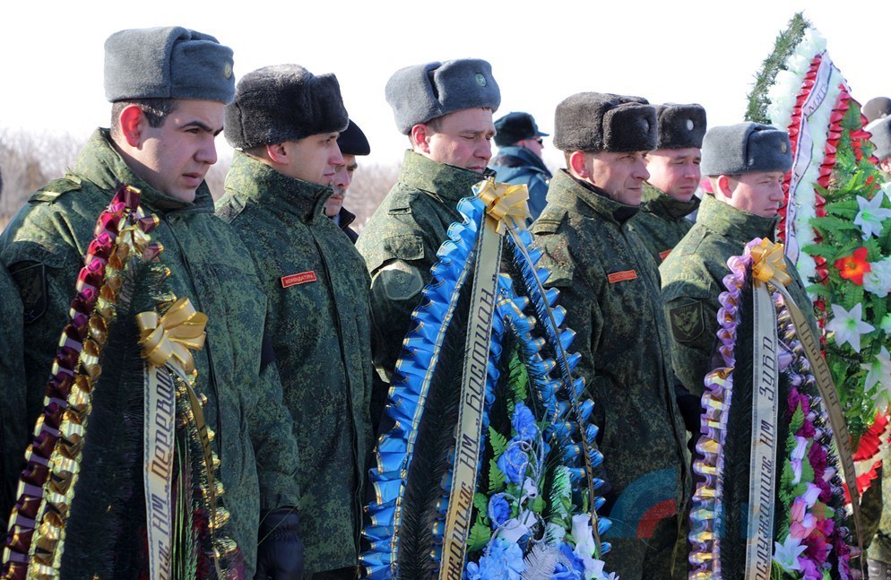 Похороны полковника. Полковник милиции ЛНР.