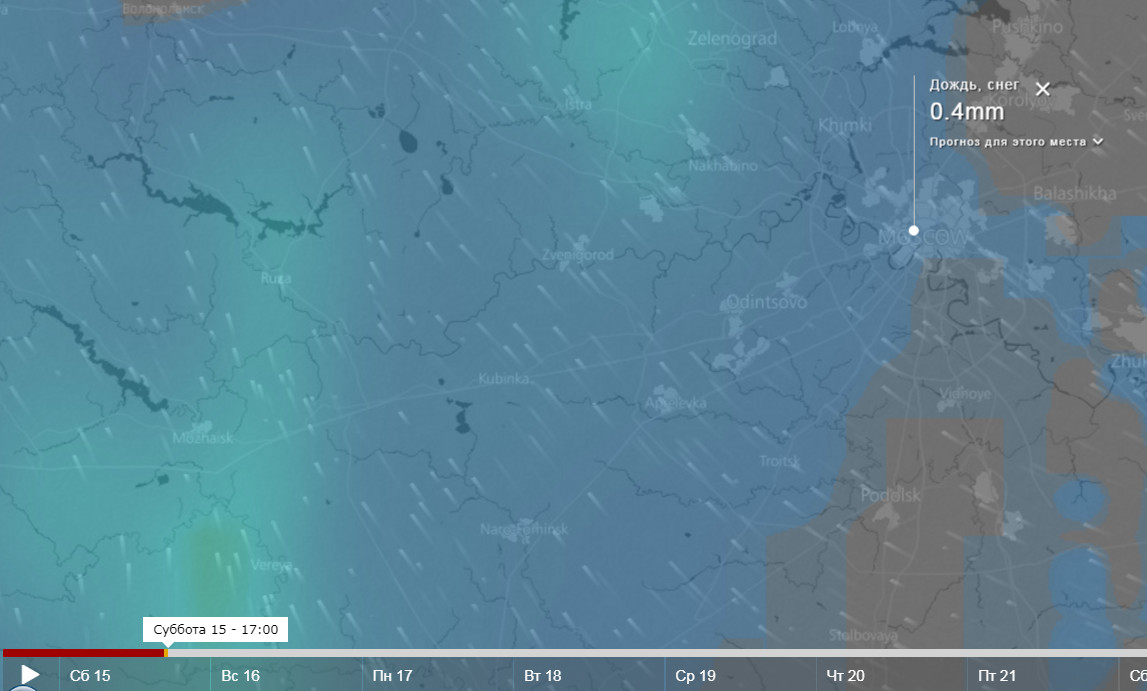 Кубинка карта осадков на сегодня. Погода в Кубинке карта осадков.