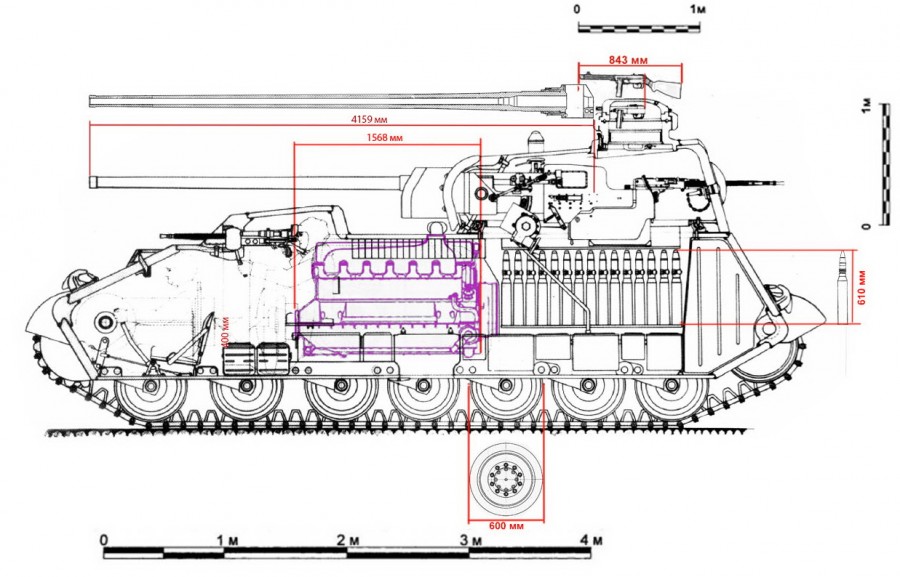Чертеж 44. Танк 44. Танк а-44 чертежи. Чертежи танка т22 ср. Танк а-44 габариты.