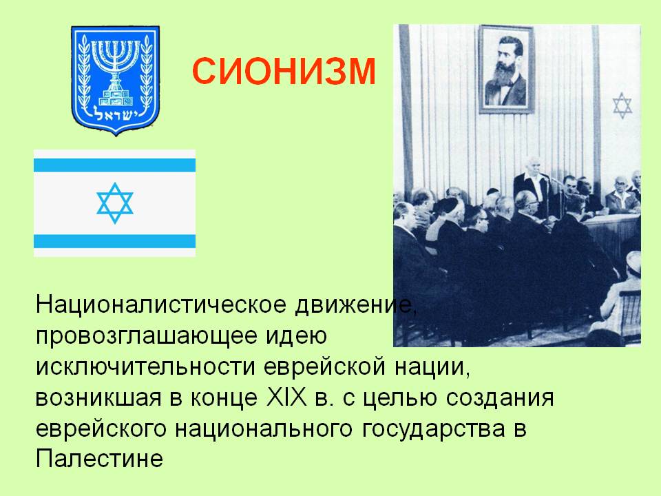 Национальное движение евреев 7 букв