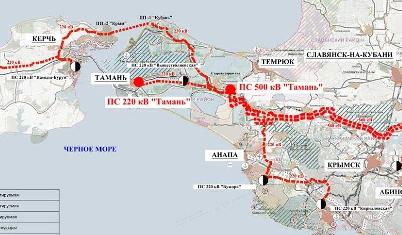 Схема новой дороги краснодар крымский мост