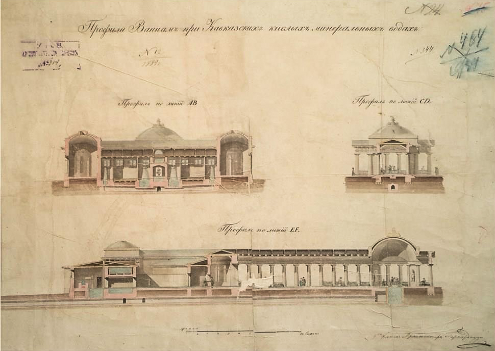 Карта пятигорска 19 века