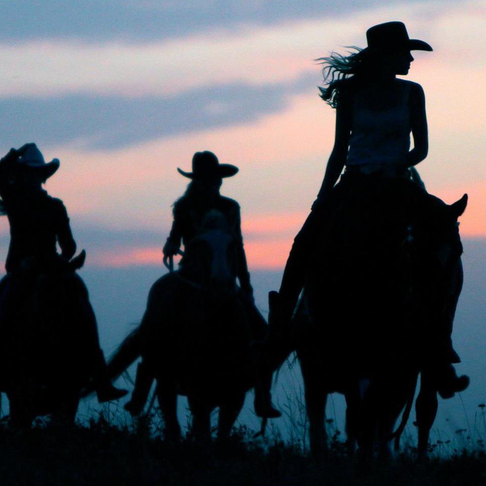 Riding Cowgirl