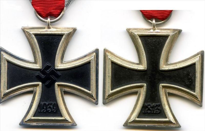 Награды Германии, железный крест 1 и 2 степени, золотой рыцарский, немецкие ордена и медали фашистских времен