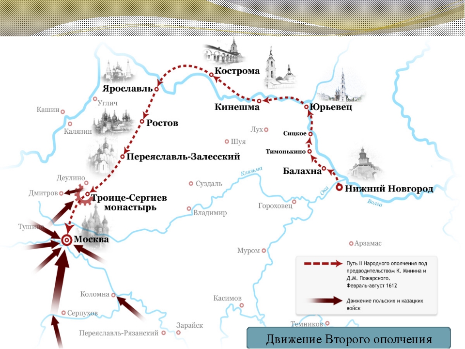 Второе ополчение карта