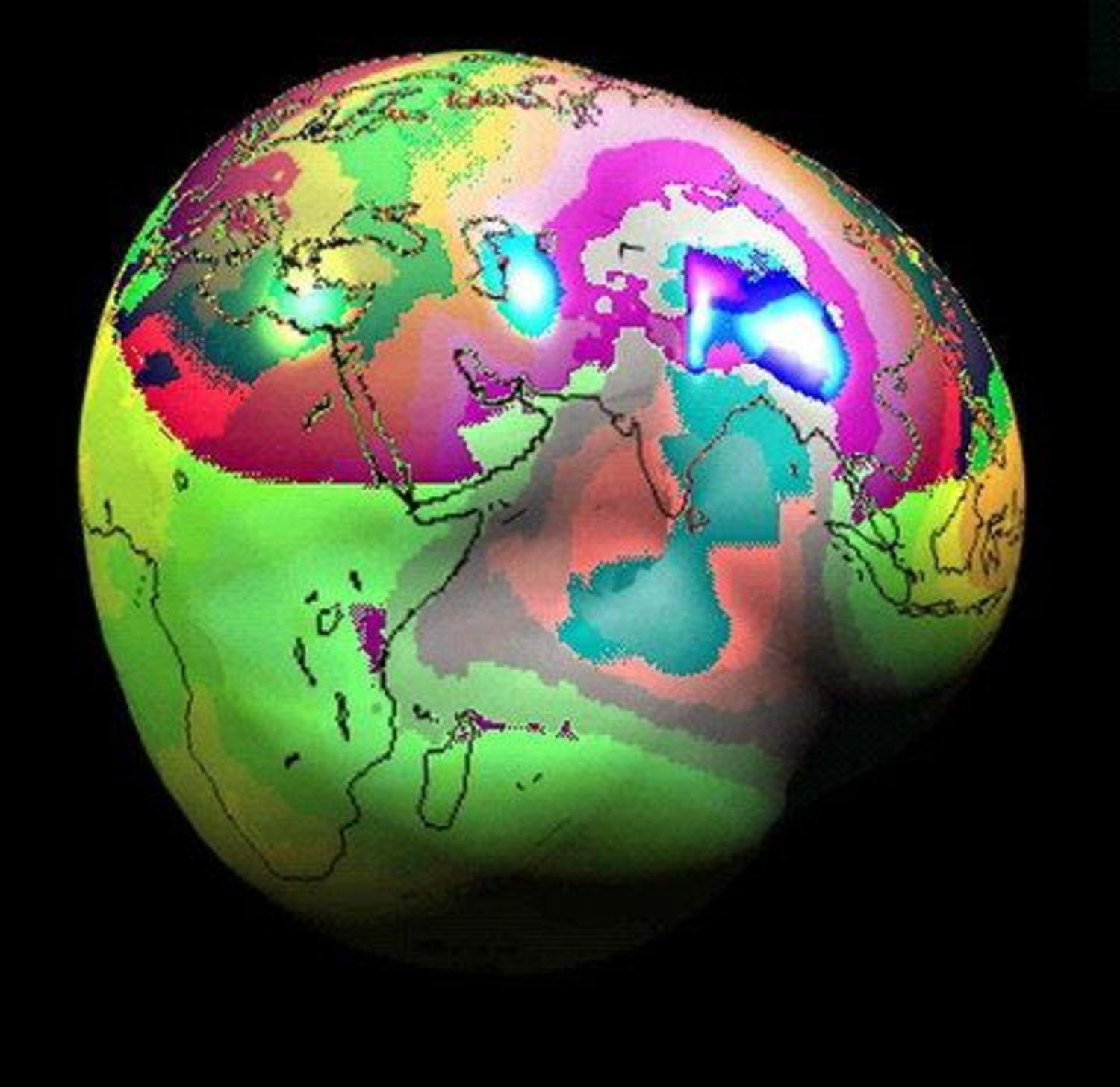 Карта человека планеты. Земля геоид эллипсоид. Форма планеты земля. Эллипсоидная форма земли. Геоид земли из космоса.