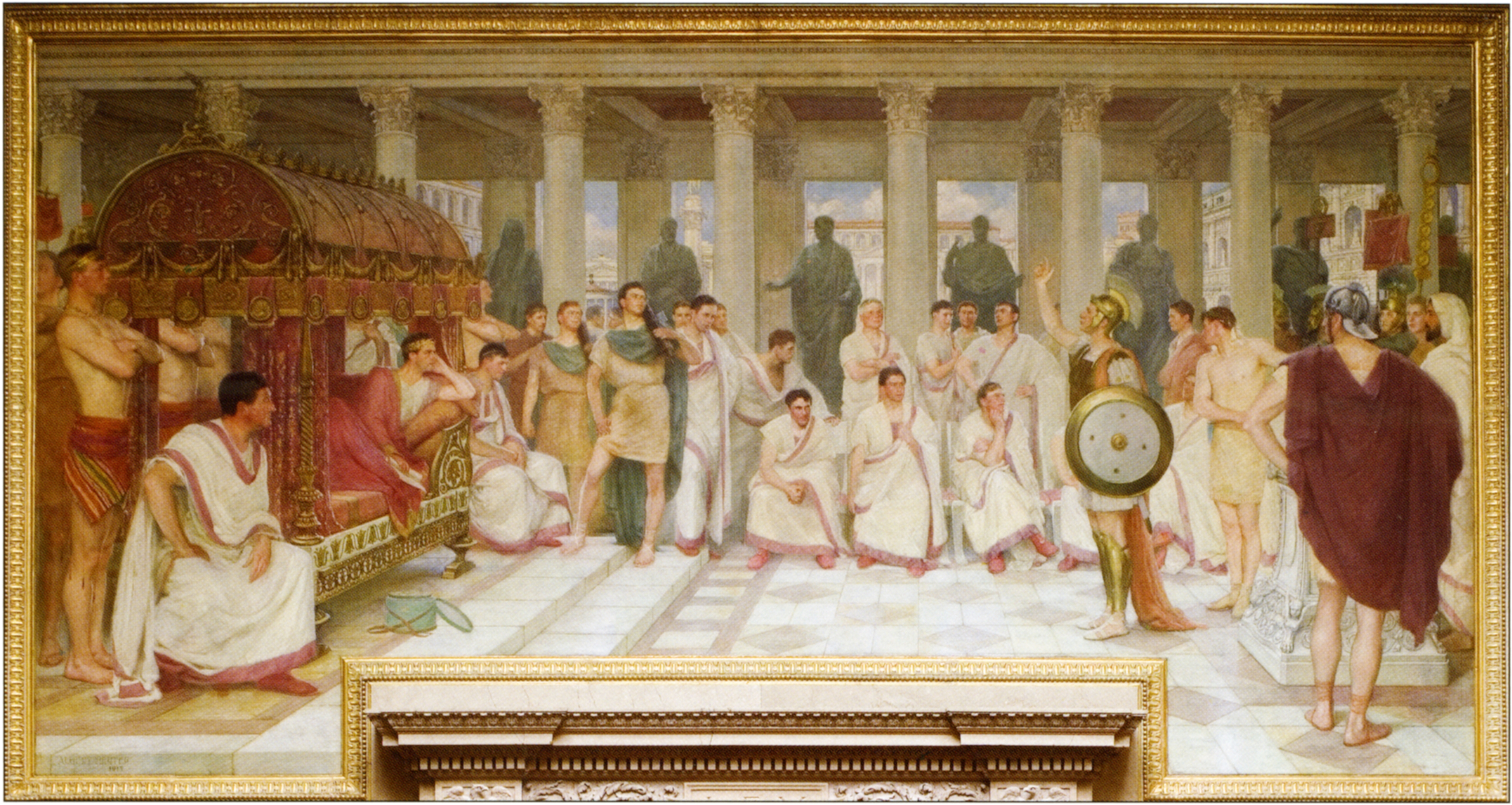 Защита древнего рима. Древний Рим римское право. Сенат в древнем Риме. Сенат в древней Греции. Чезаре Маккари (1888) заседание Римского Сената.