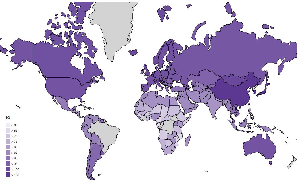 Iq карта мира