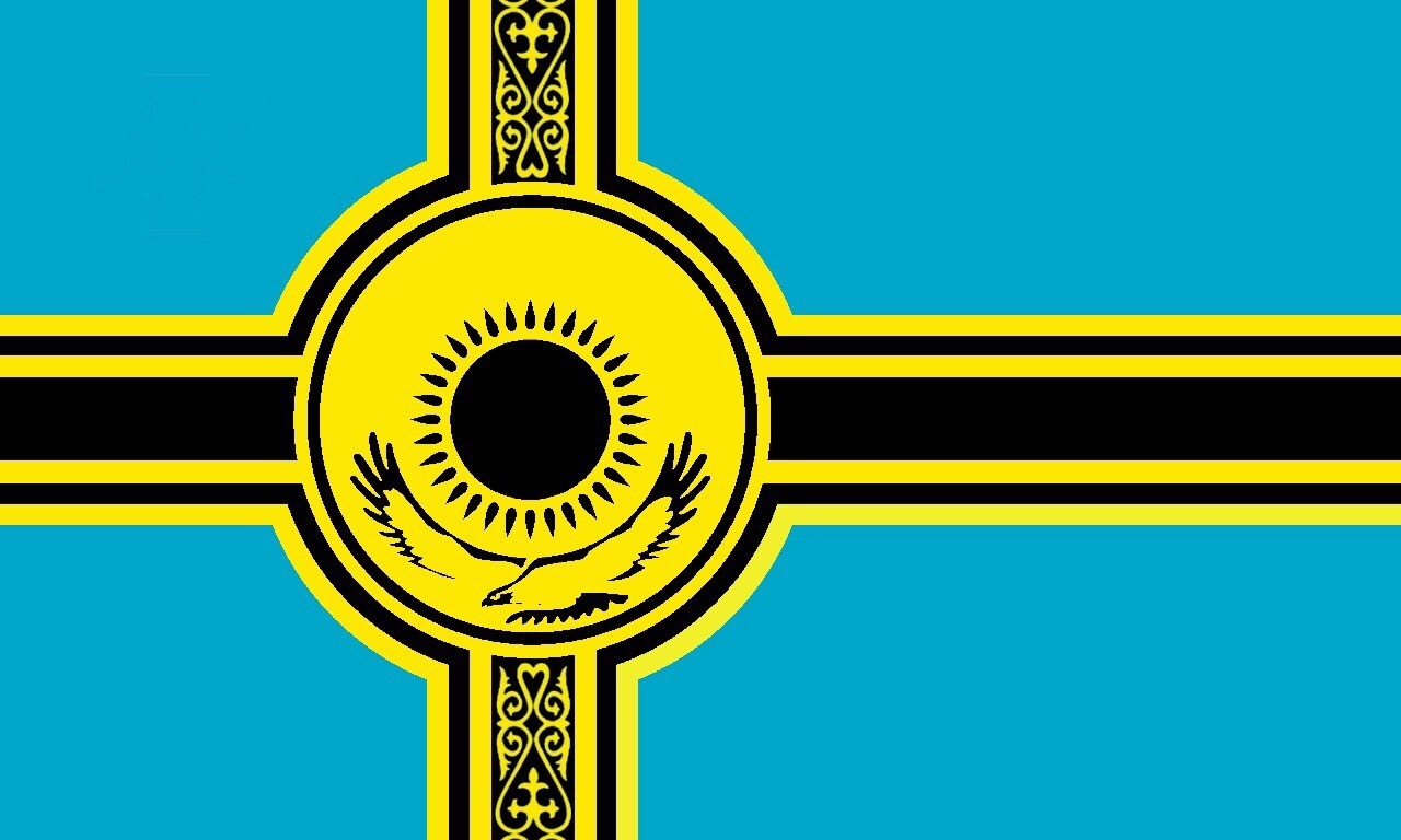Флаг фашистского Казахстана