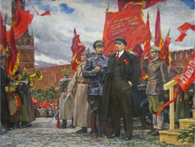 Октябрьской революции посвящена