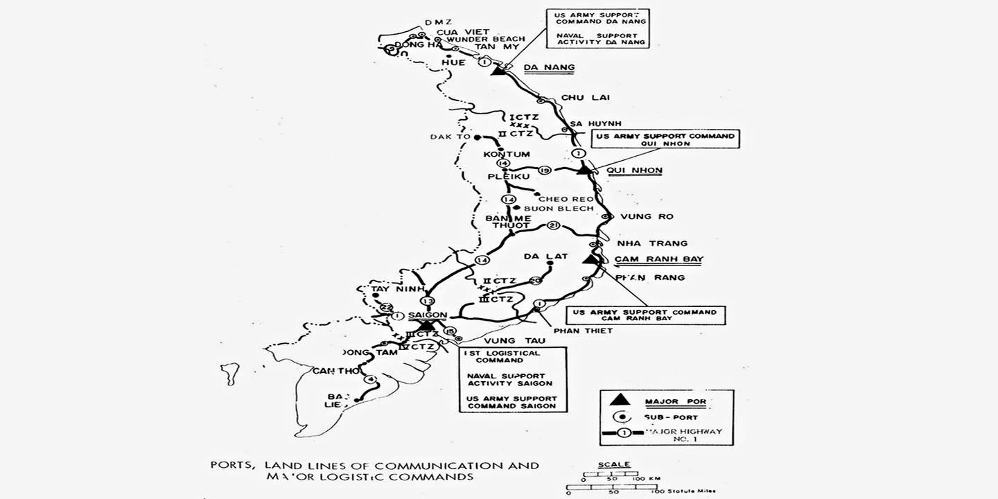 Вьетнамская война 1964 1975 карта