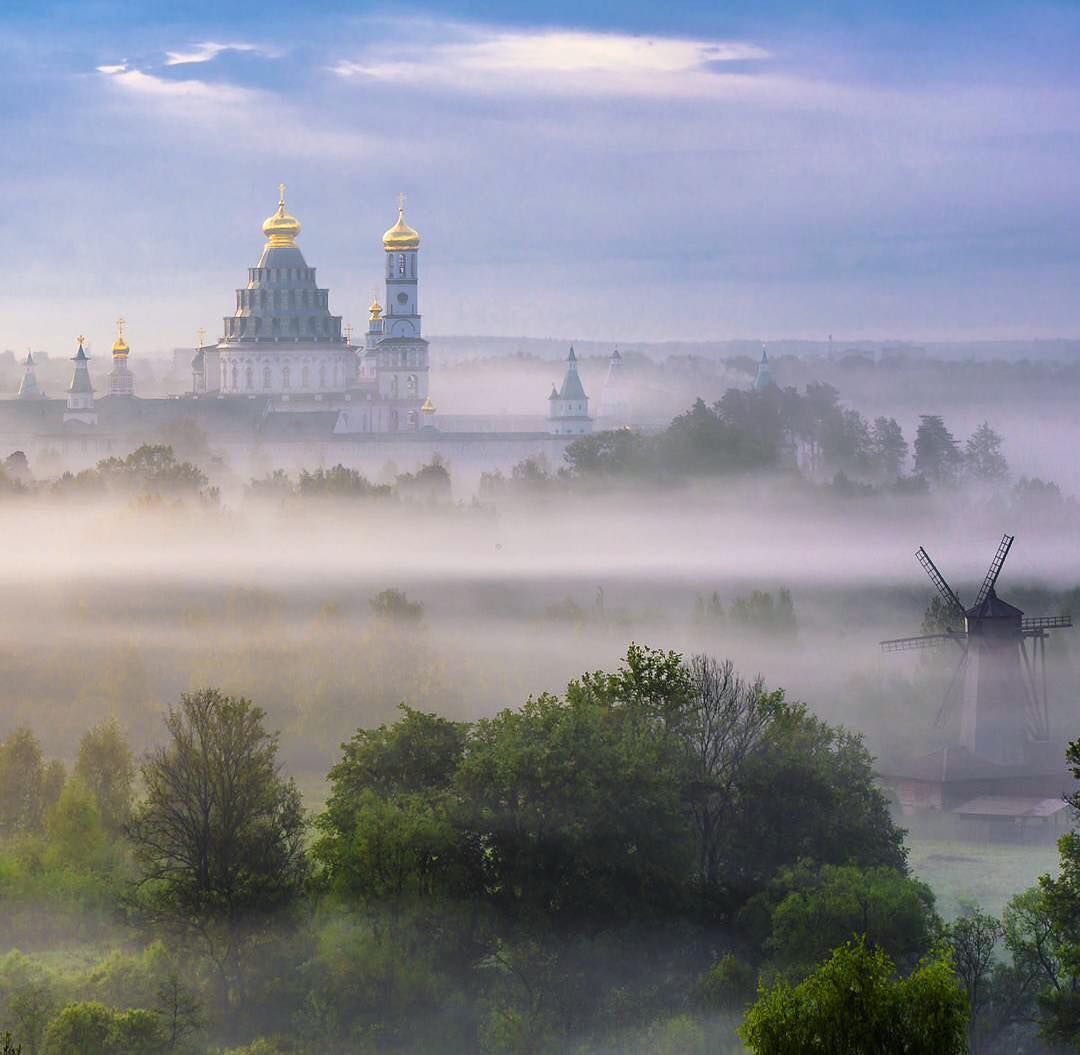 Новоиерусалимский монастырь зима рассвет