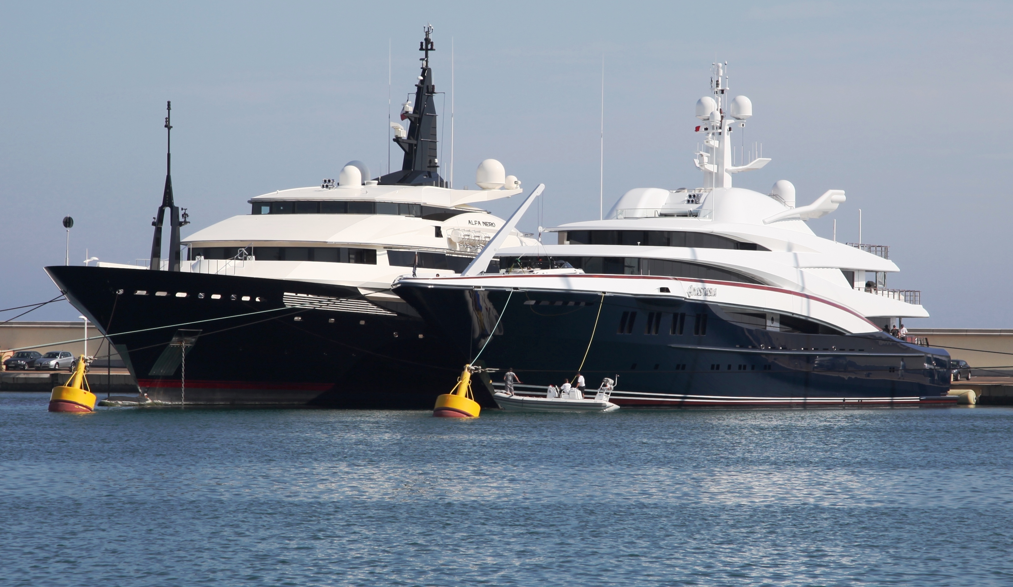 Яхта alfa nero. Яхта Барбара Потанина. Яхта Oceanco. Яхта Владимира Потанина.