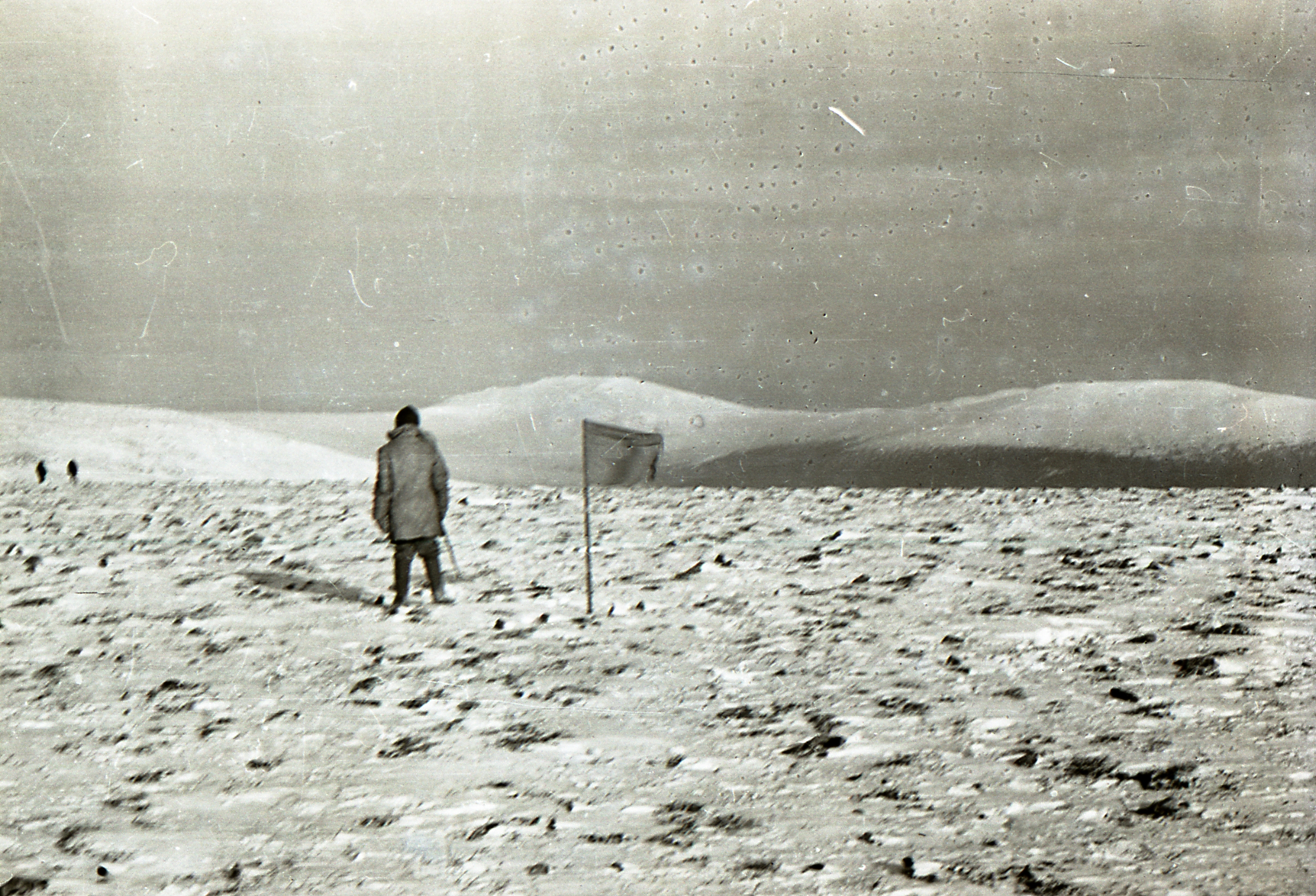 Поисковики на горе Отортен в 1959 году
