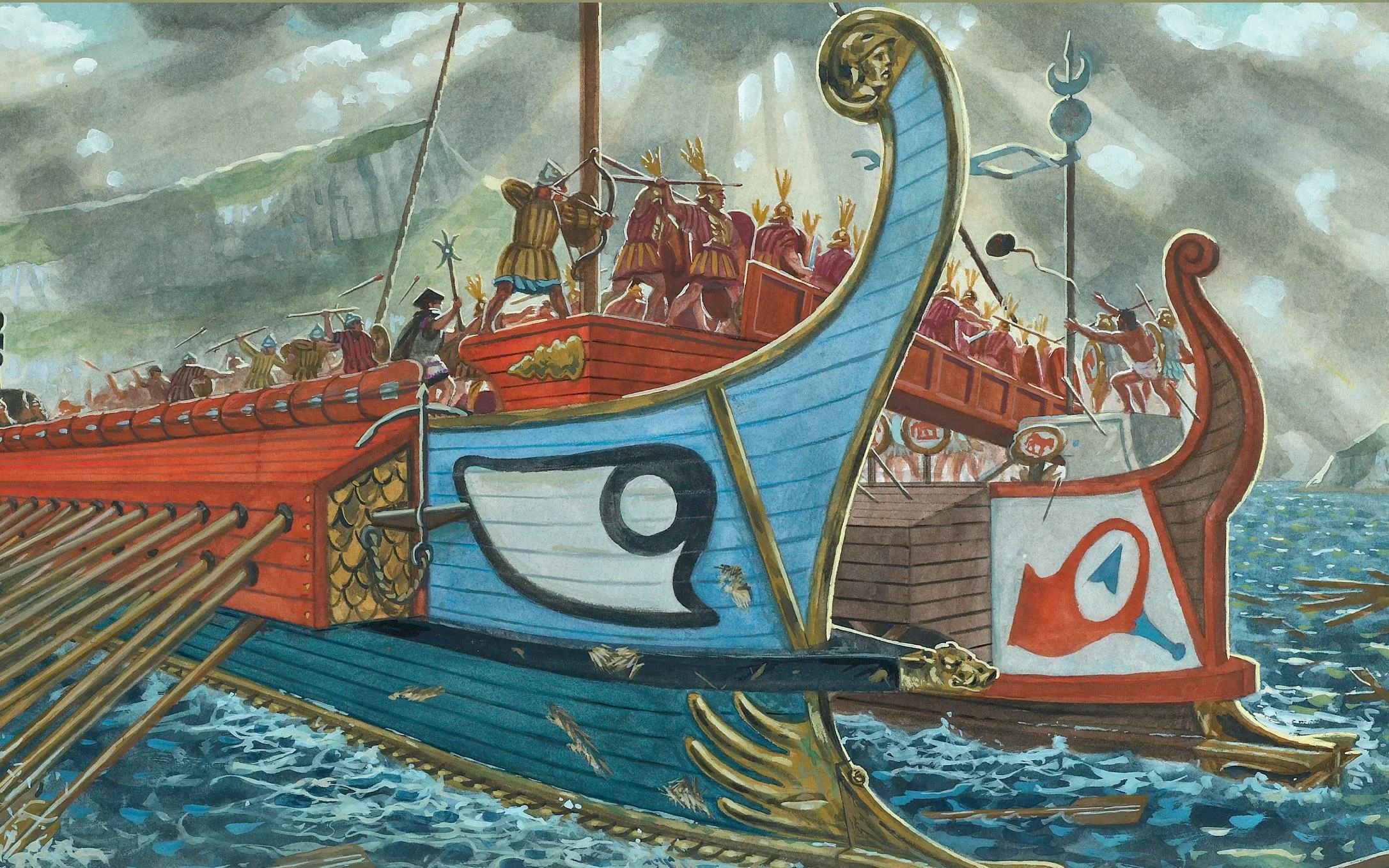 Сообщение о 1 морской победе римлян. Флот Карфагена. Флот карфагенян. Саламинское Морское сражение. Военный флот Карфагена.