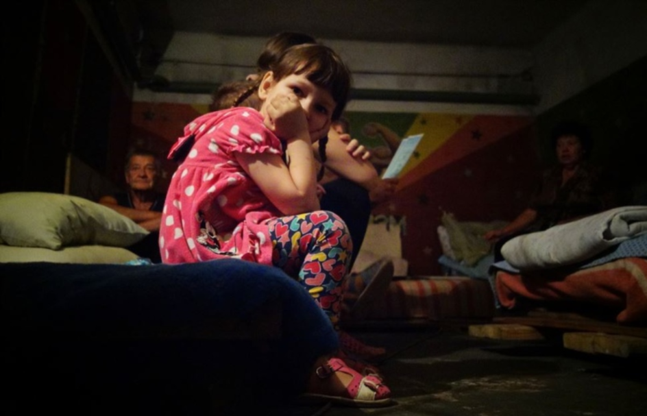 Дети Донбасса снова в подвалах