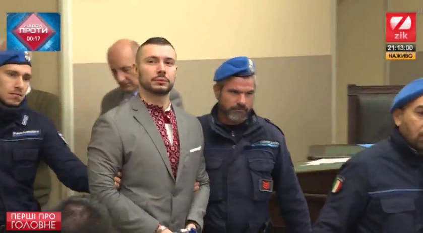 Итальянский суд дал Маркиву 24 года вместо 17 из-за того, что украинские патриоты устроили Майдан в зале суда