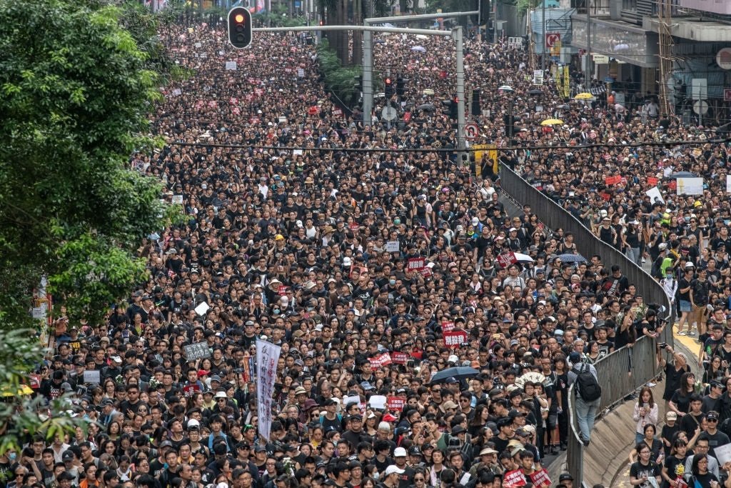 Митинг в китае фото