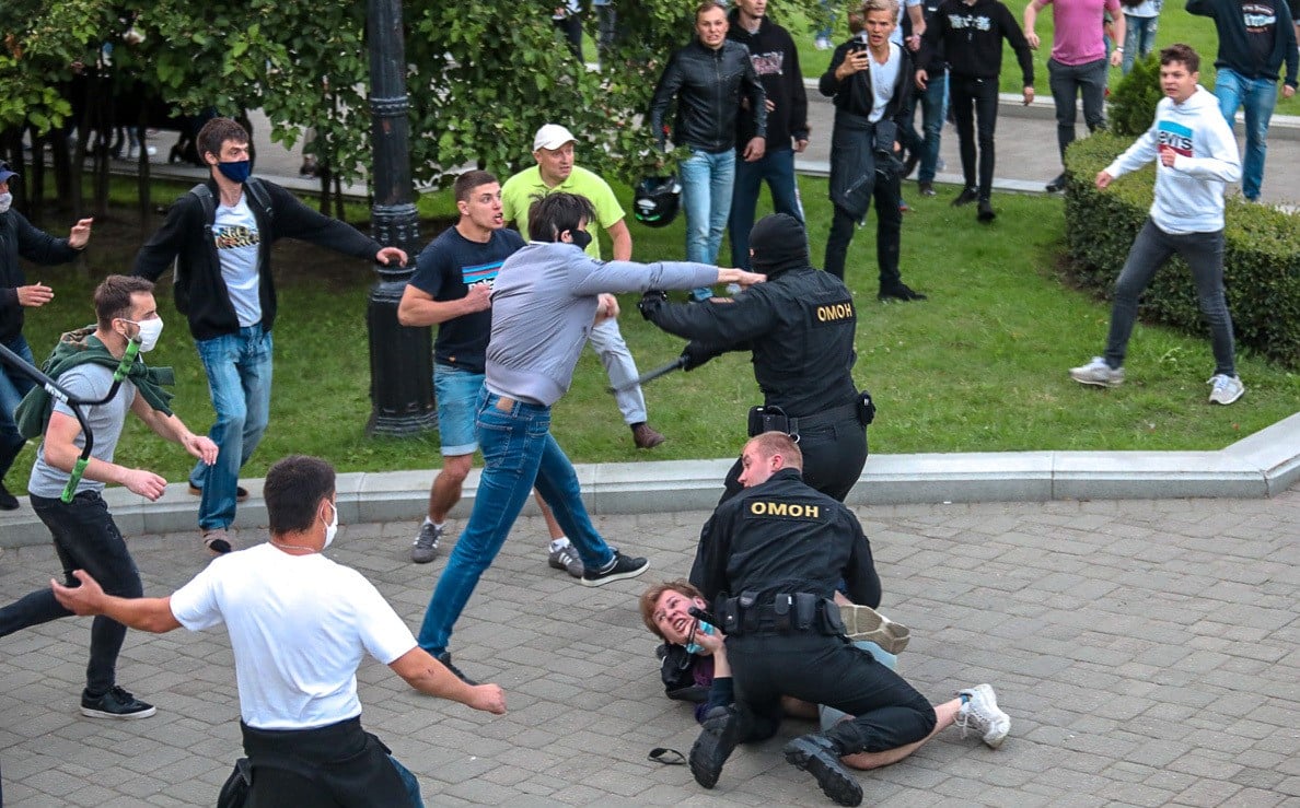 Беларусь 2020 протесты ОМОН
