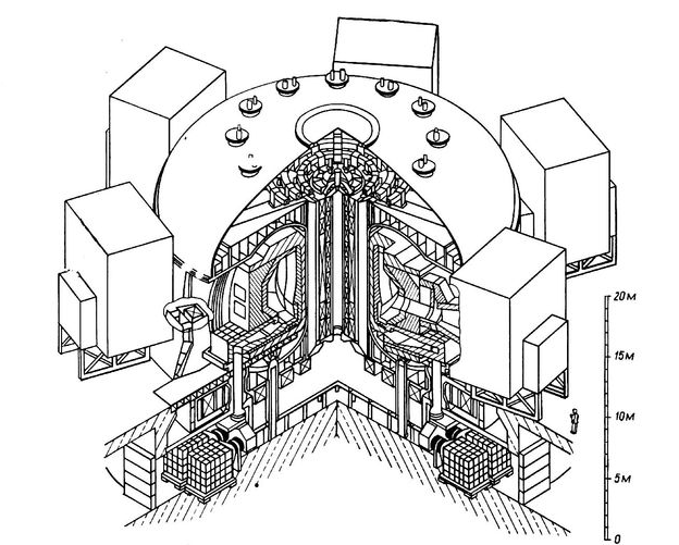 Чертеж ядерного реактора