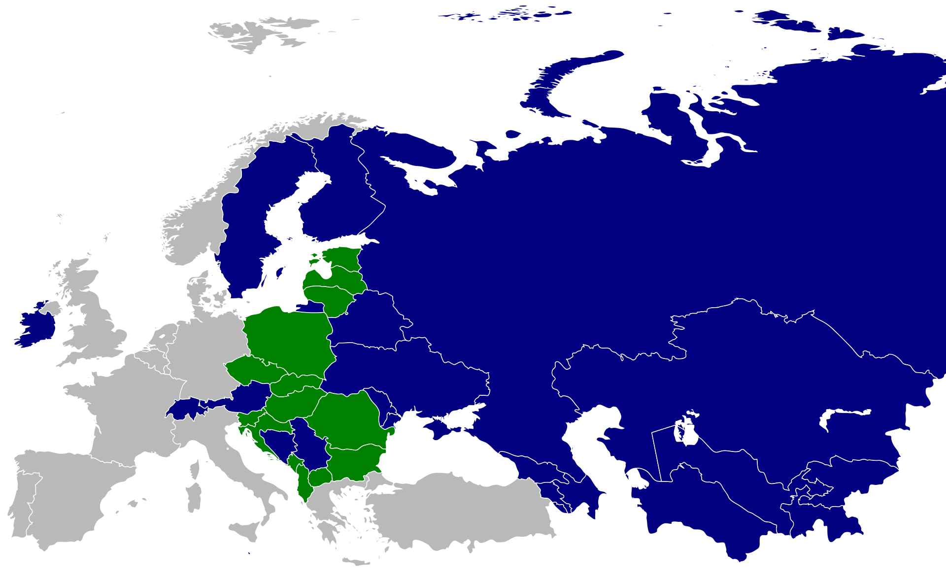 Ес и россия карта