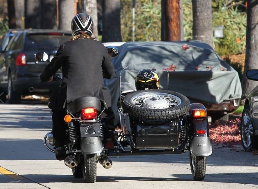 Brad Pitt Motorcycle