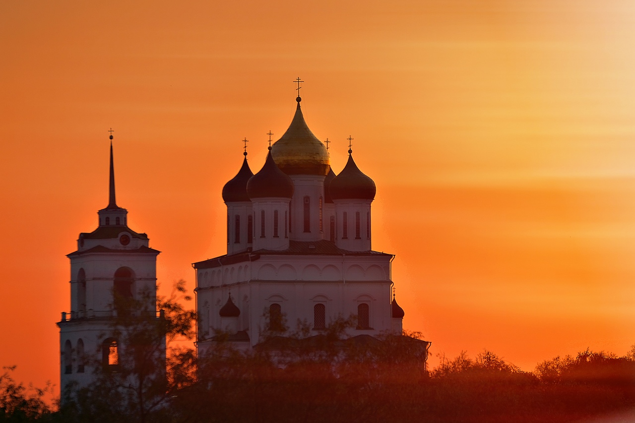 Псков Кремль и Троицкий собор