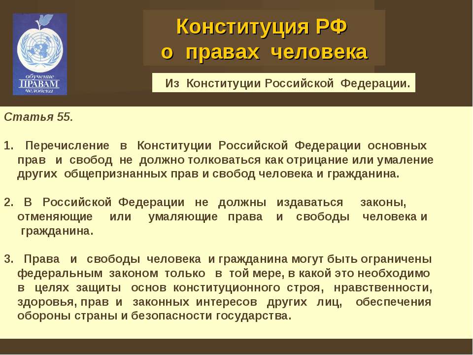 Статья 55. 55 Статья Конституции РФ. Ст 55 Конституции Российской Федерации. Статья 55 Конституции Российской Федерации. Права человека в Российской Федерации.