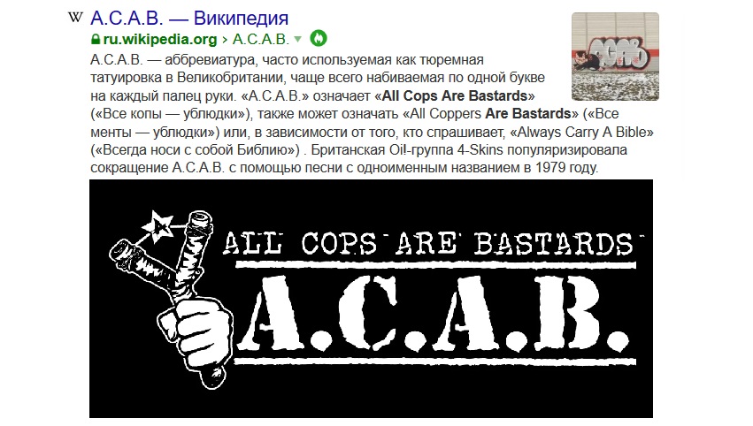 Acab расшифровка на русском. Акаб расшифровка. A.C.A.B расшифровка.