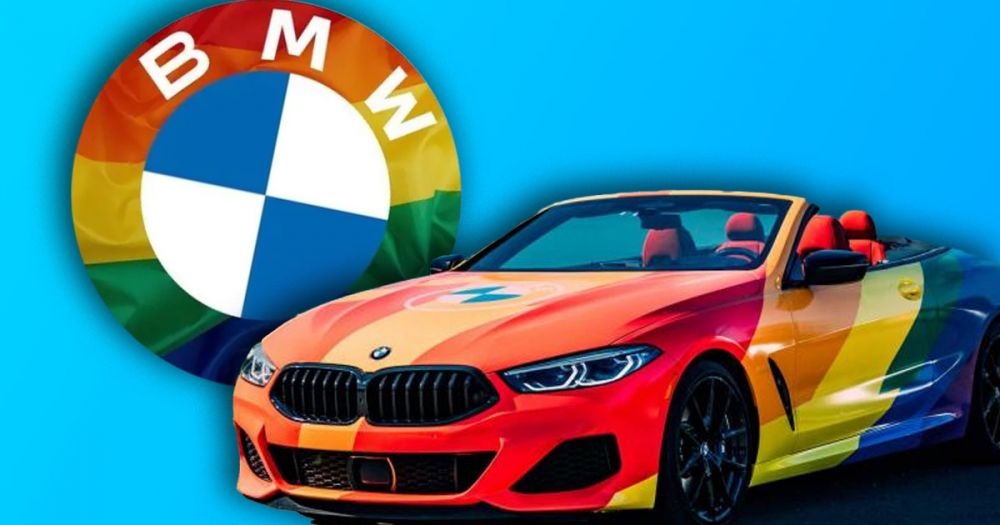 Bmw изменил логотип в поддержку