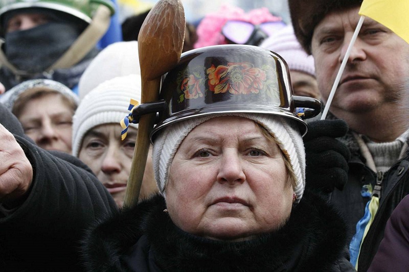 Шлем гордого украинского патриота