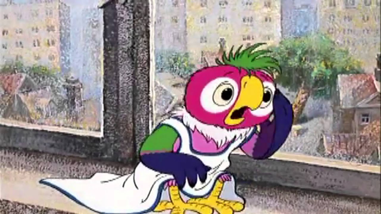 Включи я кеша. Попугай Кеша герои мультфильма. Герои мультфильма Возвращение блудного попугая.