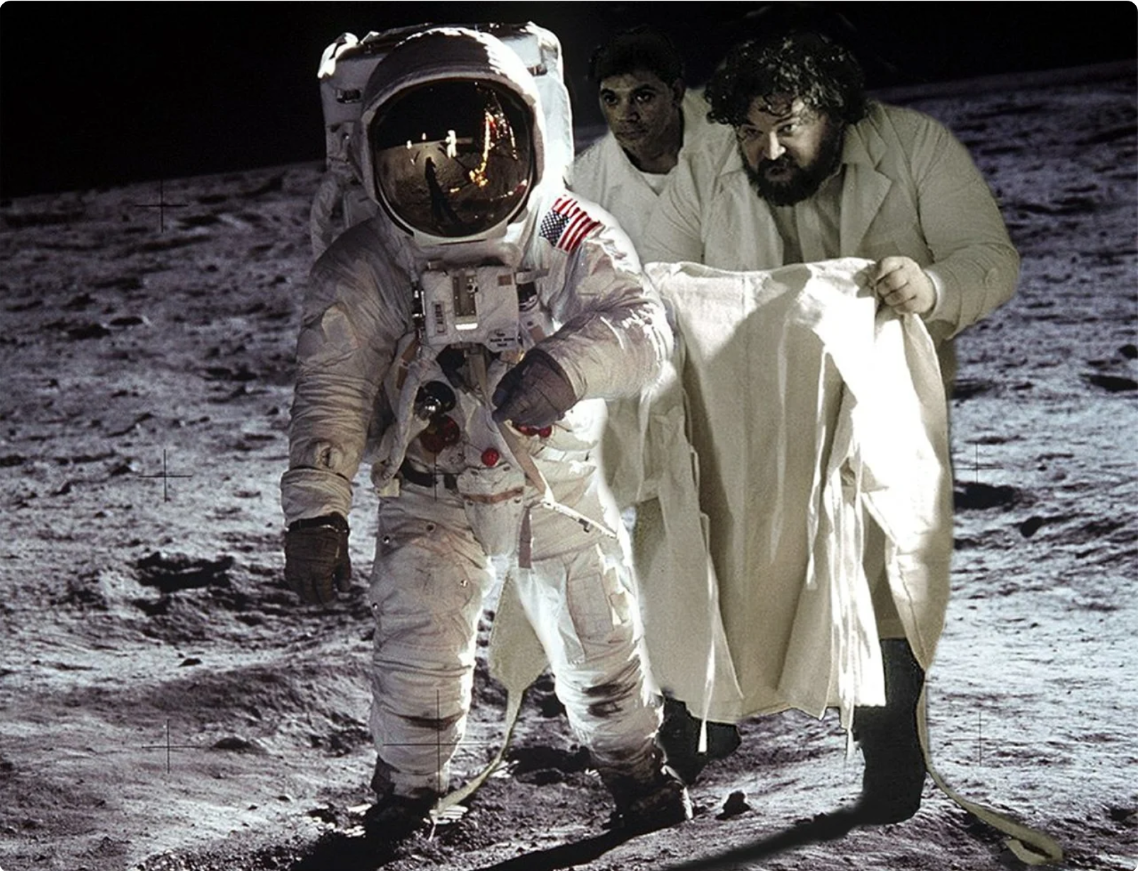 Дарт Вейдер на Луне. Американцы на Луне. Американские астронавты на Луне. The astronauts on the moon