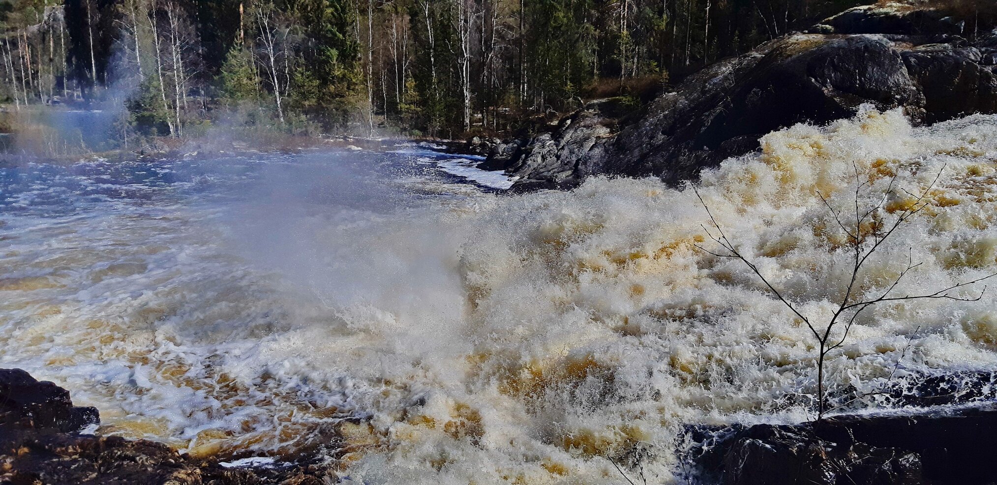 Водопад Куми Карелия