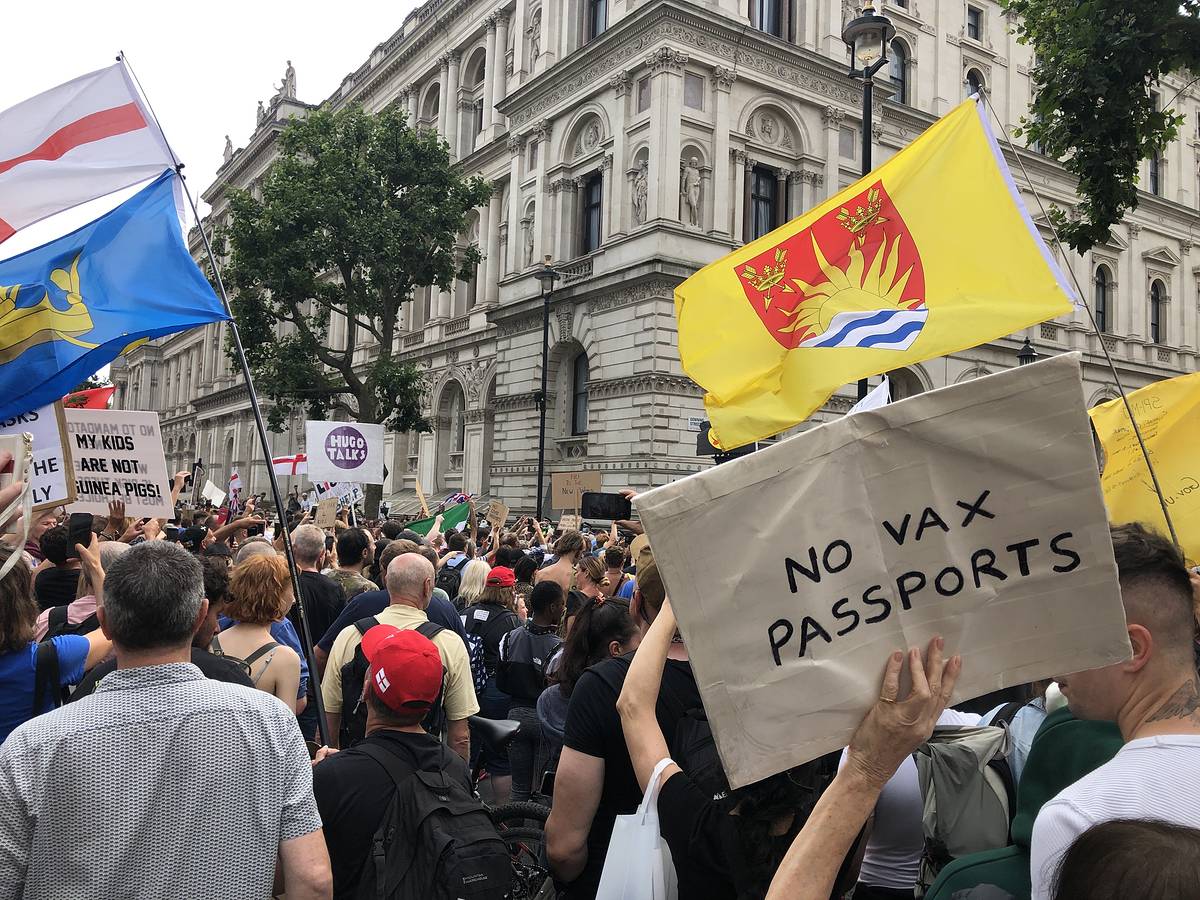 Протесты в Великобритании.