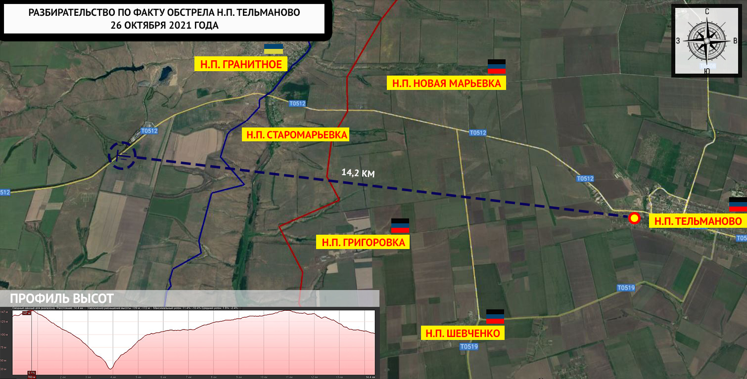 Тельманово днр карта