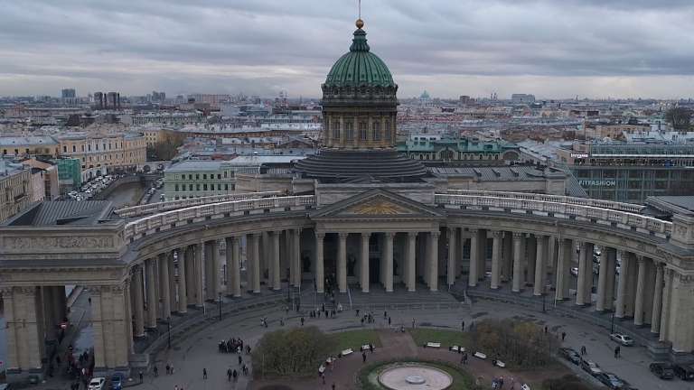 Казанский собор в Санкт Петербурге купол