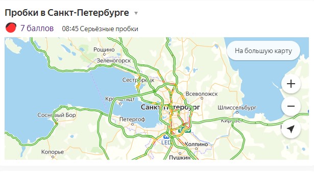 Беглов не хочет работать лопатой: после снегопада в Петербурге образовались большие пробки 4