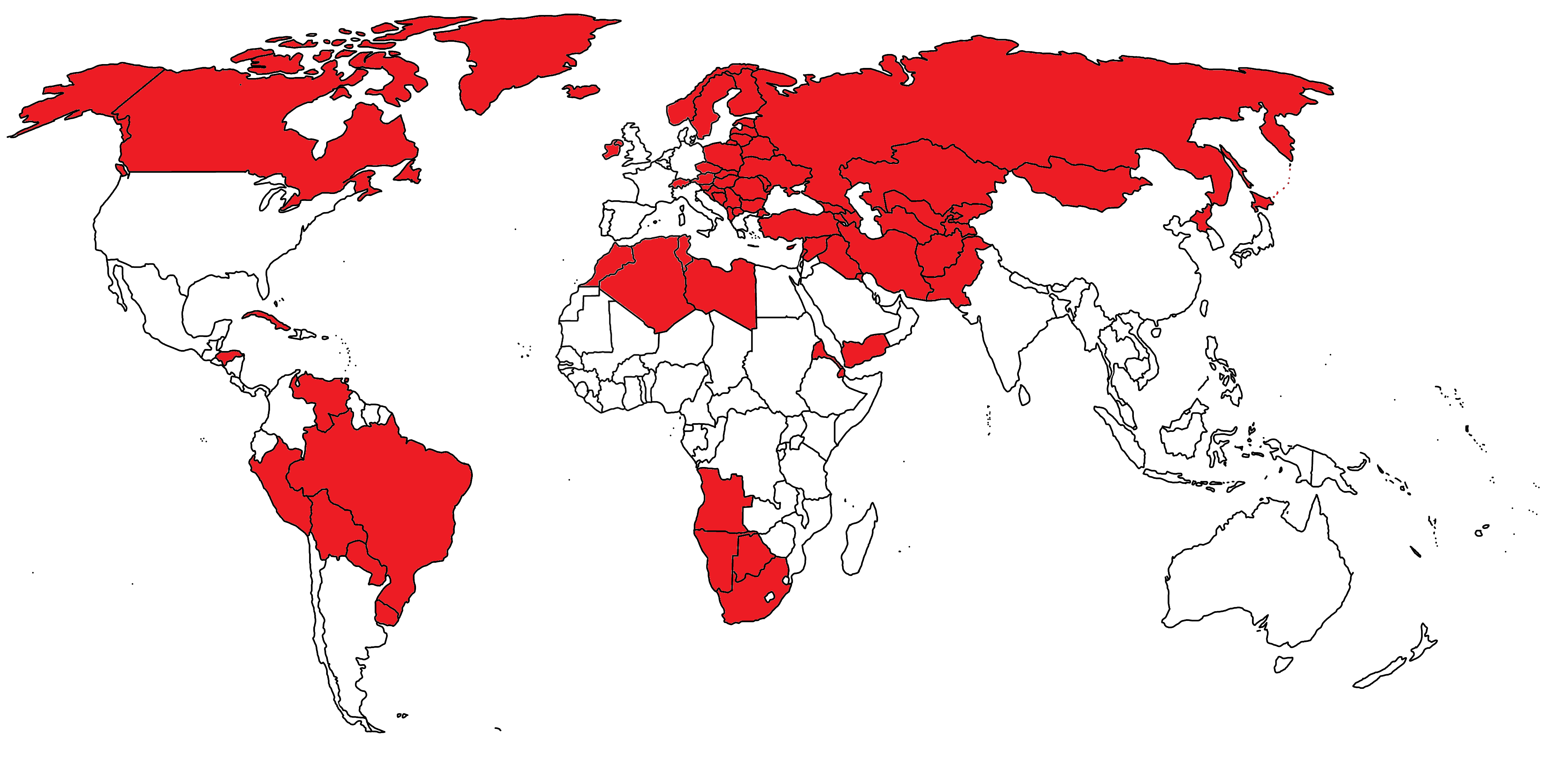 Карта 2050 года россии