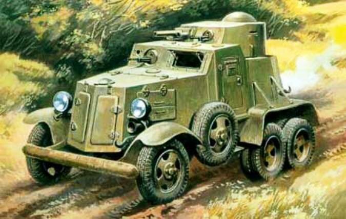 Первый советский броневик среднего класса БА-И
