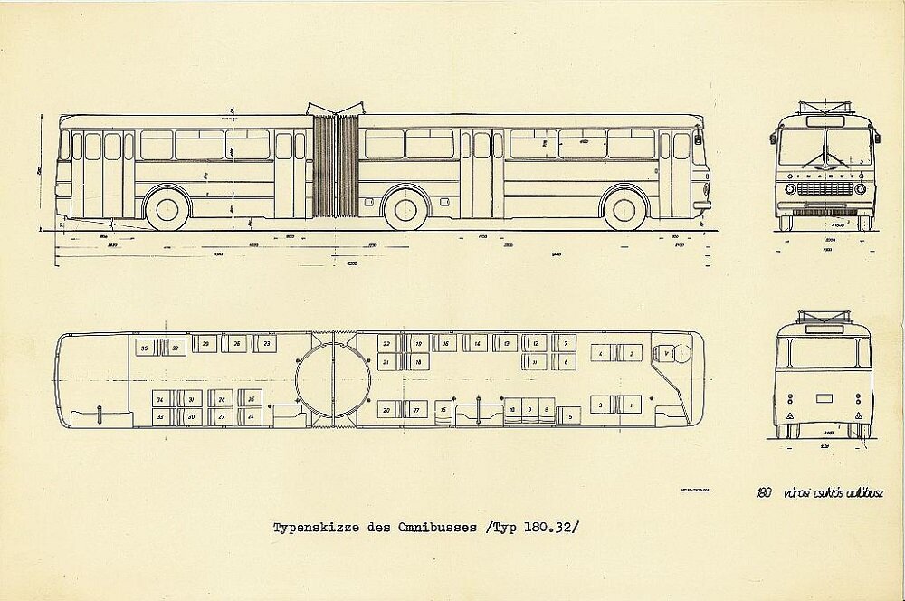 Икарус 260 чертеж