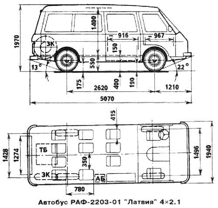 Раф размеры. РАФ-2203 микроавтобус чертеж. Автомобиль РАФ 2203 чертеж. Ширина салона РАФ 2203. РАФ 2203 габариты.