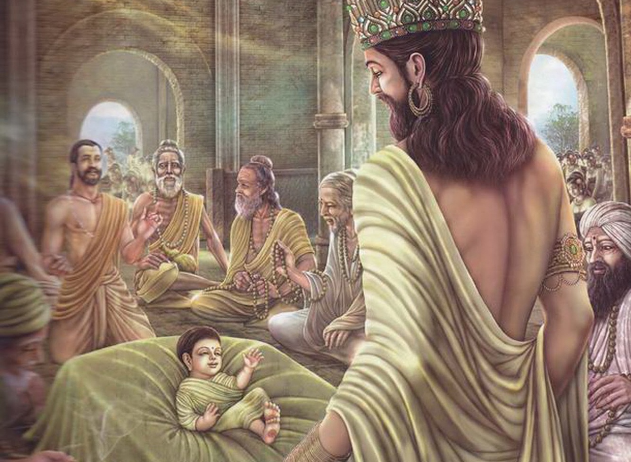 У какого царя родился сын первенец гаутама